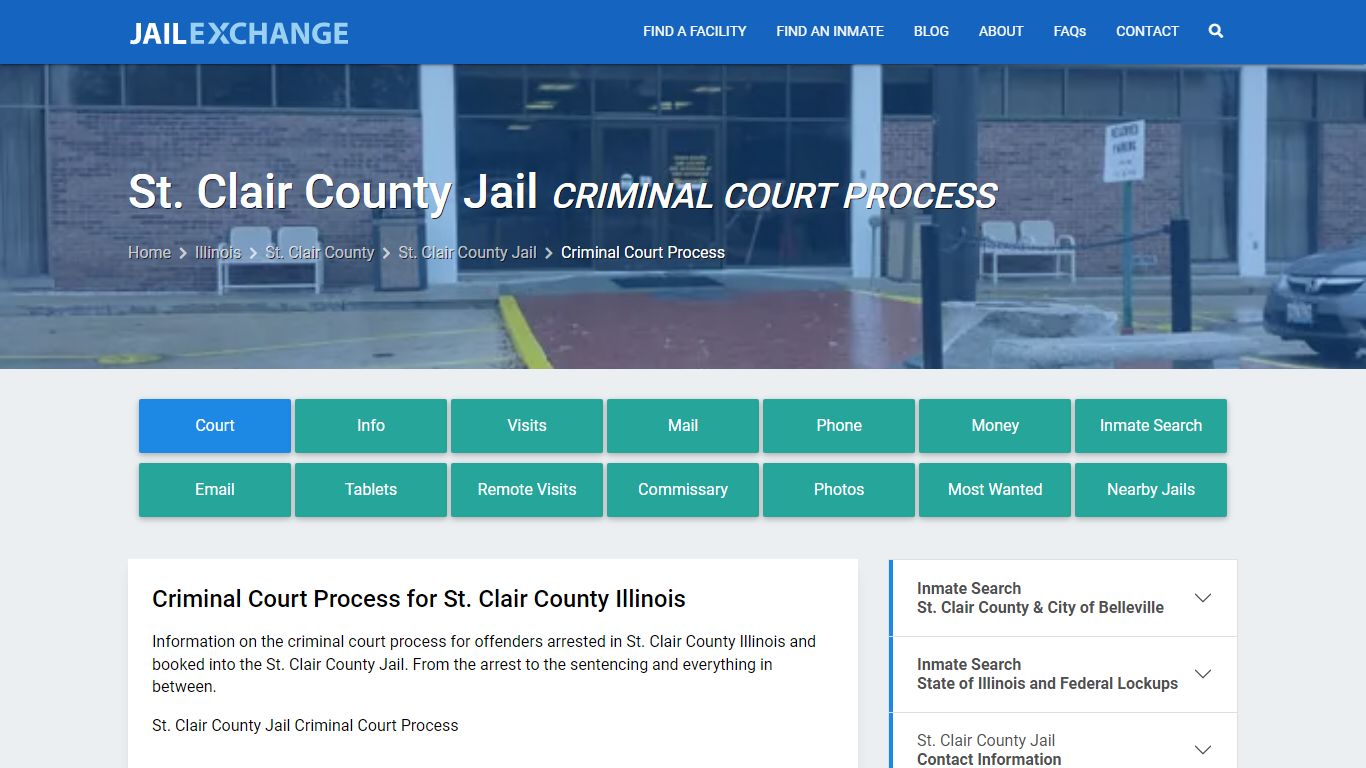 St. Clair County Jail Criminal Court Process - Jail Exchange